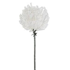 Eurofirany Flower Flore 624 L 77 cm premera Cvet 15 cm kremna