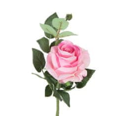 Eurofirany Rose Flower 40 L 40 cm premera Cvet 8 cm roza