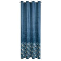 Eurofirany Zavesa D91 Gina 140X250 cm Navy Blue