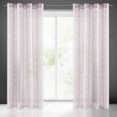 Eurofirany Zavesa pripravljena Benay 140X250 cm Pink