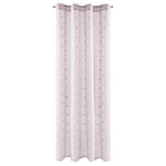 Eurofirany Zavesa pripravljena Benay 140X250 cm Pink