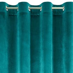 Eurofirany Zavesa pripravljena Samanta 140X250 cm Turquoise