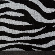 Eurofirany Brisača Zebra 70 X 140 cm Črna