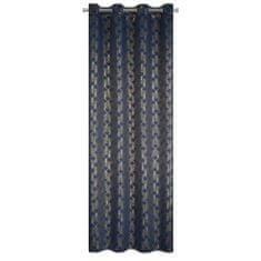 Eurofirany Zavesa D91 Poli 140X250 cm Navy Blue