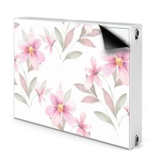 tulup.si Pokrov za radiator PVC Roza cvetje 90x60 cm