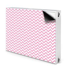 tulup.si Pokrov za radiator PVC Roza cikcak 80x60 cm