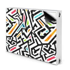 tulup.si Pokrov za radiator PVC Grafiti 80x60 cm