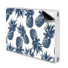 tulup.si Pokrov za radiator PVC Sivi ananas 90x60 cm