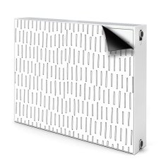 tulup.si Pokrov za radiator PVC Narisane črte 80x60 cm