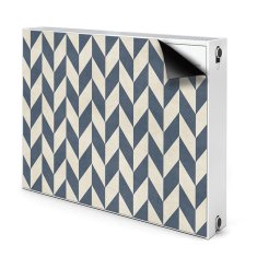 tulup.si Pokrov za radiator PVC Sivi vektorji 90x60 cm