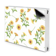 tulup.si Pokrov za radiator PVC Sončnice 80x60 cm