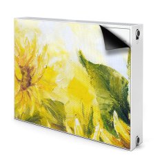 tulup.si Pokrov za radiator PVC Sončnice 80x60 cm