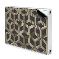 tulup.si Pokrov za radiator PVC Geometrijski vzorec 90x60 cm