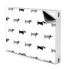 tulup.si Pokrov za radiator PVC Jazbečarji 80x60 cm