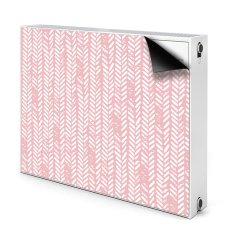 tulup.si Pokrov za radiator PVC Roza jelska kost 100x60 cm