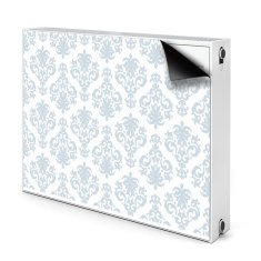 tulup.si Pokrov za radiator PVC Sivi okras 80x60 cm