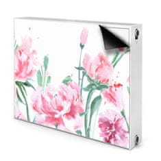 tulup.si Pokrov za radiator PVC Roza cvetje 110x60 cm