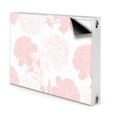 tulup.si Pokrov za radiator PVC Roza cvetje 100x60 cm