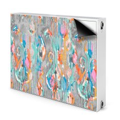 tulup.si Pokrov za radiator PVC Grafiti 80x60 cm