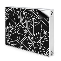 tulup.si Pokrov za radiator PVC Geometrijske oblike 110x60 cm