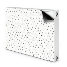 tulup.si Pokrov za radiator PVC Vlečene kapljice 80x60 cm