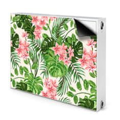 tulup.si Pokrov za radiator PVC Hibiskus 80x60 cm