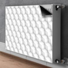 tulup.si Pokrov za radiator PVC Kocke 80x60 cm