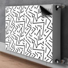 tulup.si Pokrov za radiator PVC Memphis stil 80x60 cm