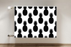 tulup.si Pokrov radiatorja Črni ananas 80x60 cm