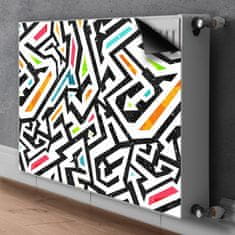 tulup.si Pokrov za radiator PVC Grafiti 80x60 cm