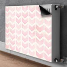 tulup.si Pokrov za radiator PVC Roza vektorji 80x60 cm