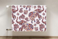 tulup.si radiatorska pokrov Paisley slon 80x60 cm