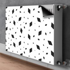 tulup.si Pokrov za radiator PVC Geometrijski motivi 80x60 cm