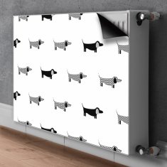 tulup.si Pokrov za radiator PVC Jazbečarji 80x60 cm