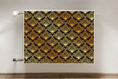 tulup.si Pokrov za radiator PVC Art deco slog 80x60 cm