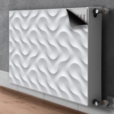 tulup.si Pokrov radiatorja Valovita 3d iluzija 80x60 cm