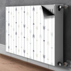 tulup.si Pokrov za radiator PVC Geometrijski posnetki 80x60 cm