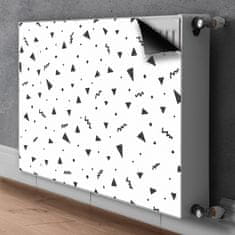 tulup.si Pokrov za radiator PVC Geometrijske oblike 80x60 cm