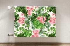 tulup.si Pokrov za radiator PVC Hibiskus 80x60 cm