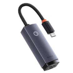 BASEUS Lite omrežni adapter USB-C / RJ45, siva