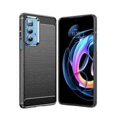 slomart ovitek carbon case flexible za motorola moto edge 20 pro črn