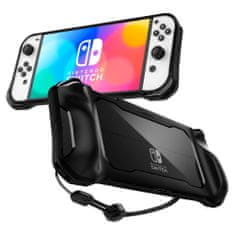 Spigen SPIGEN RUGGED ARMOR NINTENDO SWITCH OLED MAT ČRNA