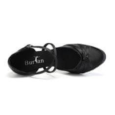 Burtan Dance Shoes Vienna standard, čevlji za klasični ples, Črna-7,5 cm, 35