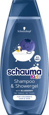 Schauma Kids šampon za lase in telo, borovnica, 400 ml