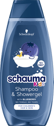  Schauma Kids šampon za lase in telo, borovnica, 400 ml