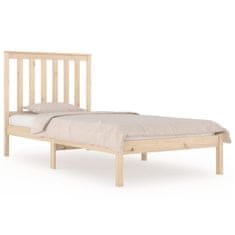 Vidaxl Posteljni okvir iz trdne borovine 100x200 cm