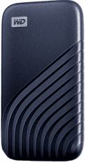 Western Digital My Passport SSD disk, 2 TB, USB-C 3.2, moder (WDBAGF0020BBL-WESN)