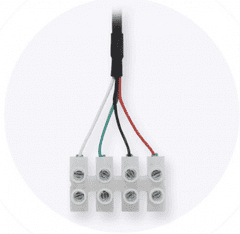 Teltonika kabel, napajalni, 2 m, črn (PR2FK20M)