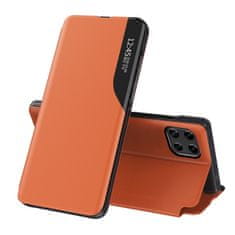 MG Eco Leather View knjižni ovitek za Samsung Galaxy A22 4G, oranžna