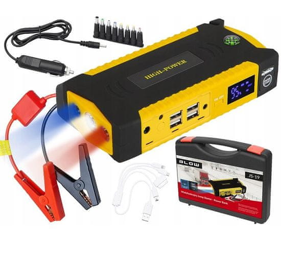 Blow LED LCD booster 600A zaganjalec motorja Jump Starter 16800mAh + power bank